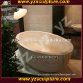 high quality indoor hand carved natural marble bathtub